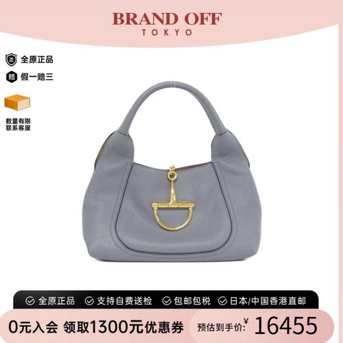 中古GUCCI古驰皮革手提女包