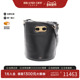 中古Celine赛琳女包A级95新bucket bag水桶包牛皮单肩包黑色正品