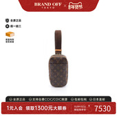 中古LV路易威登男包B级9新Pochette Ganje蛋蛋包斜挎包BRANDOFF