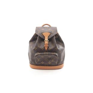 中古LV路易威登女包A级95新Backpack背包涂层 防水帆布双肩包棕色