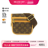中古LV路易威登女包A级95新waist bag腰包涂层 防水帆布斜挎包