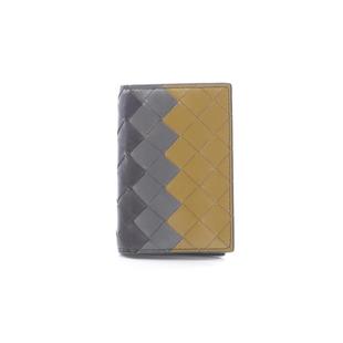 中古Bottega case卡包牛皮卡包棕色 Veneta葆蝶家男S级99新card