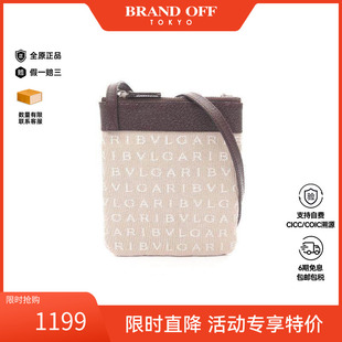 日本中古二奢Bvlgari宝格丽A级95新Shoulderbag肩包帆布斜挎女包