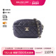 中古Chanel香奈儿女包C级85新Shoulder bag肩包羊皮斜挎包黑色