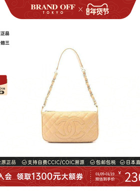 中古Chanel香奈儿女包A级95新Accessory pouch手包牛皮单肩包正品