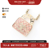 中古Chanel香奈儿女A级95新necklace项链镀金金属项链金色