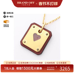 中古Hermes爱马仕女S级99新necklace项链镀金金属项链金色时尚