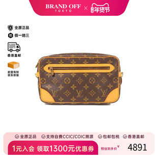 中古LV路易威登女包9新Clutch bag手拿包涂层/防水帆布手拿包 HK