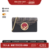 中古FENDI芬迪女包A级95新F BRANDOFF正品 FENDI腰包斜挎包经典