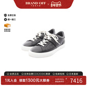 中古Hermes爱马仕男A级95新sneakers运动鞋 牛皮鞋 黑色