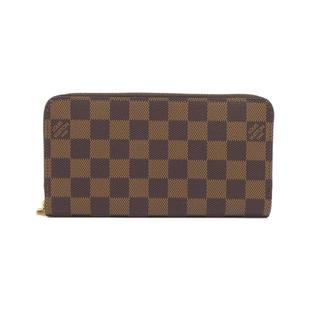 中古LV路易威登A级95新Damier 钱包棋盘格 Zippy Wallet钱包长款