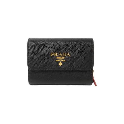 中古Prada普拉达短钱包