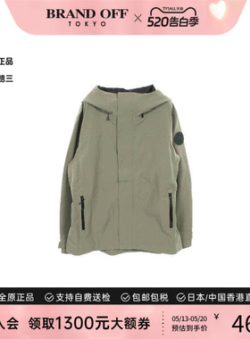 中古Canada Goose加拿大鹅男A级95新Jacket夹克外套尼龙外套绿色