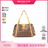 防水帆布单肩包 中古LV路易威登女包9新Shoulder bag肩包涂层