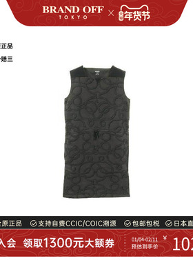 中古Hermes爱马仕女S级99新one piece连衣裙棉上衣灰色