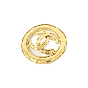 中古CHANEL香奈儿A级95新 Brooch胸针双C Vintage Chanel