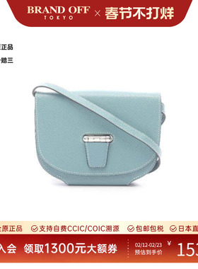 中古Hermes爱马仕女包A级95新Shoulder bag肩包牛皮斜挎包绿色