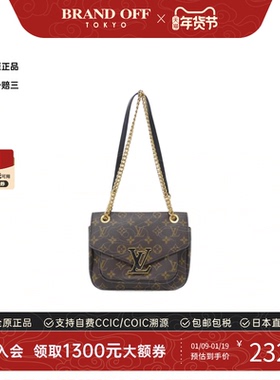 中古LV路易威登女包A级95新Passy Bag老花单肩包高级感BRANDOFF