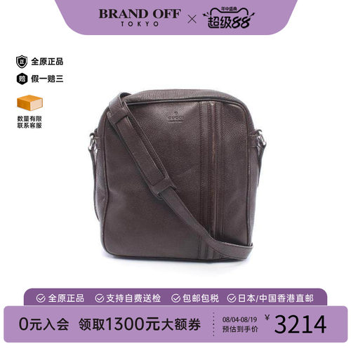 中古Gucci古驰斜挎包メンズ牛皮