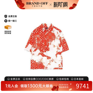 中古LV路易威登男A级95新tops上衣棉上衣白色时尚 百搭BRANDOFF