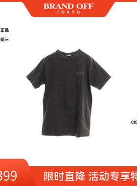 中古Dior迪奥男A级95新T-shirtT恤棉上衣灰色正品时尚BRANDOFF