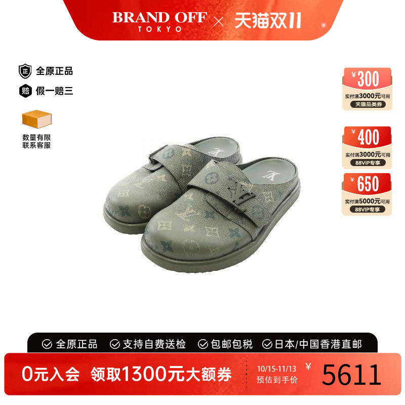 中古LV路易威登鞋メンズ涂层帆布