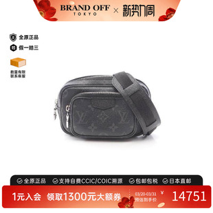 中古LV路易威登男包A级95新body 防水帆布斜挎包 bag随身包涂层