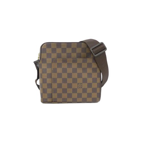 中古LV路易威登棋盘格斜挎女包
