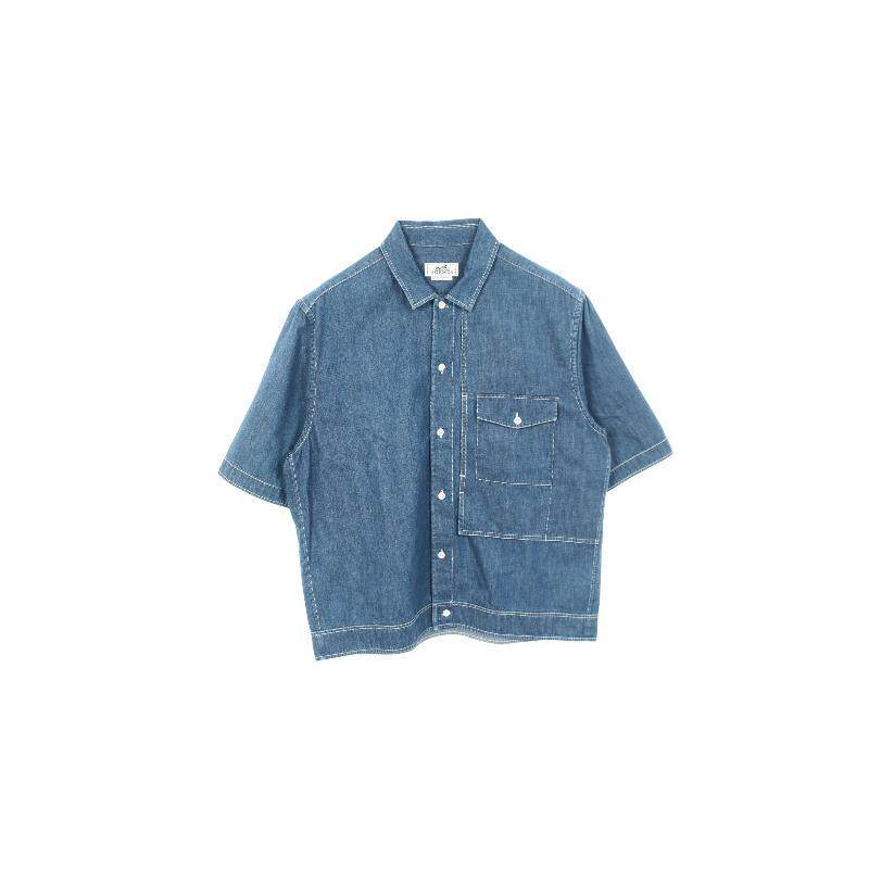中古Hermes爱马仕上衣メンズ棉