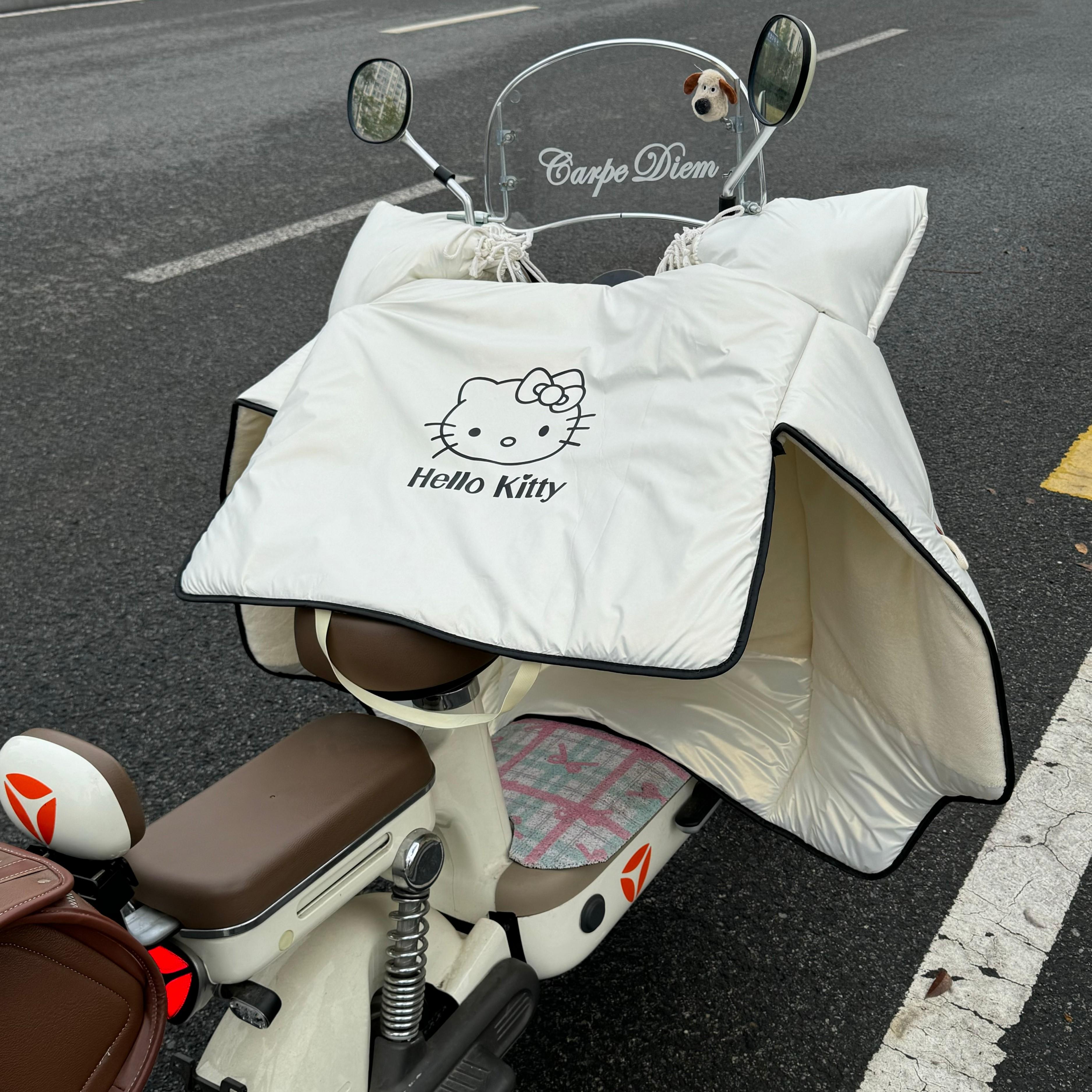 防水加绒挡风被2024新款电动车