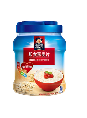 桂格即食燕麦片手提1000g2罐