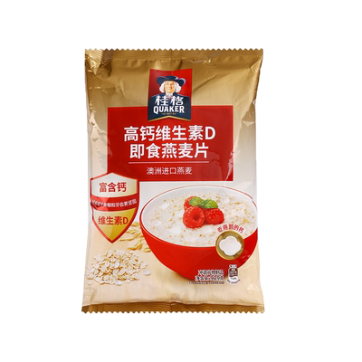 桂格高钙高纤即食早餐冲饮麦片