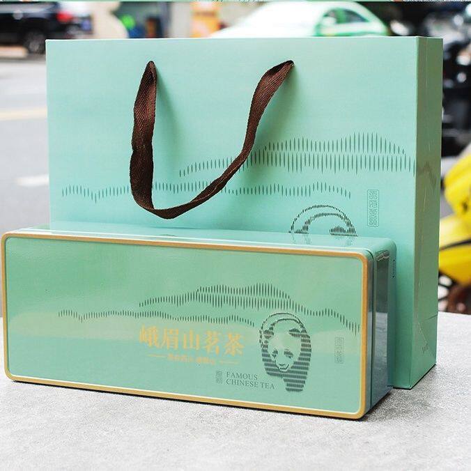 峨眉山特级竹青茶叶礼盒2026年新茶春茶绿茶装川派茗茶毛尖绿茶