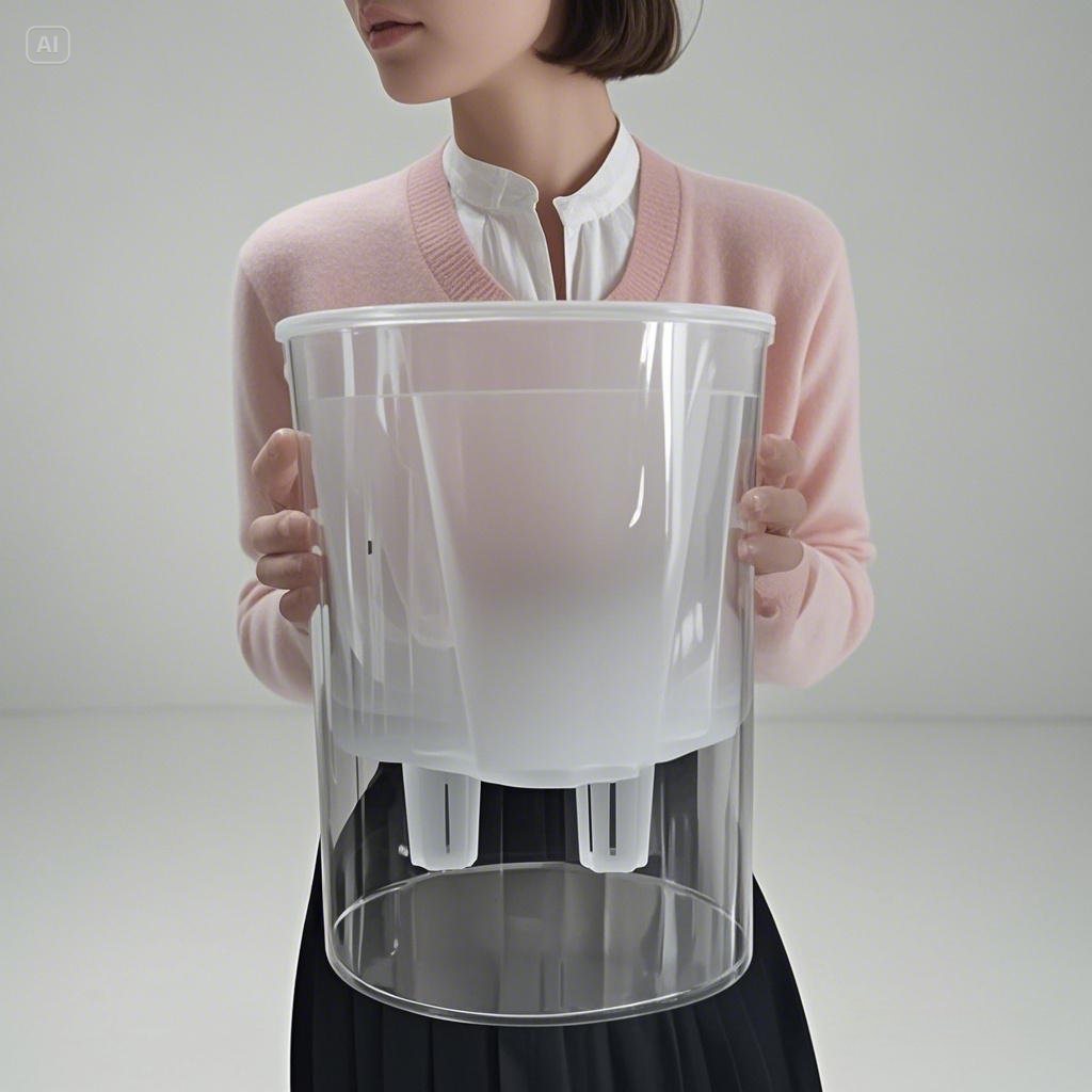 蝴蝶兰花盆上口外径21厘米大号套盆懒人养护浇水自由免维护绿植