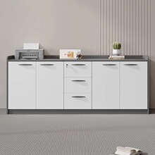 矮柜会议室茶水柜文件柜隔断柜储物柜打印机工作台办公室办公柜子