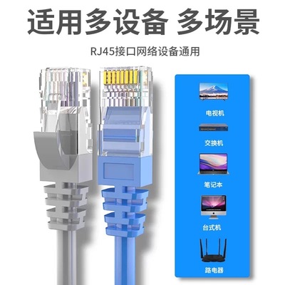 千兆网线路由器监控室内外连接线