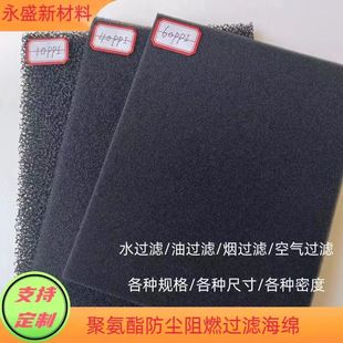 聚氨酯防尘过滤海绵风机空压机防尘棉机箱机柜变频器防尘过滤棉网