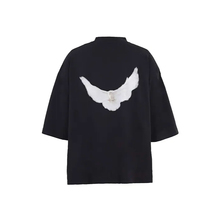 YEEZY x GAP 三方联名 DOVE 3/4 Kanye同款7分袖鸽子宽松短袖T恤