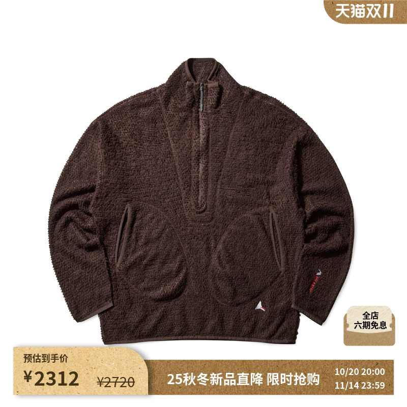 ROAAPPAREL25FW半拉链上衣