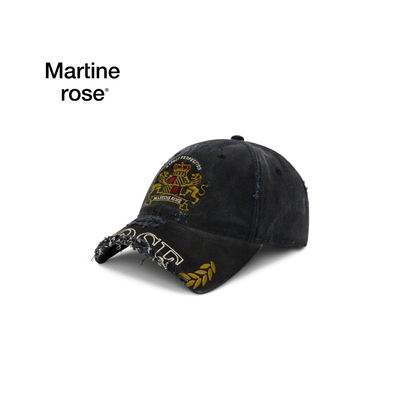 MARTINEROSE徽章刺绣毛边棒球帽