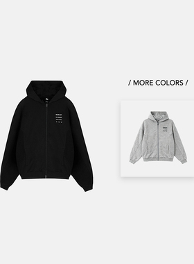 【尊享特惠】REPRESENT 247机能支线 25FW 品牌标印花拉链连帽衫