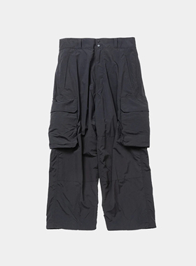 MEANSWHILE  秋季男士日系户外功能多口袋休闲裤滑雪宽松尼龙长裤