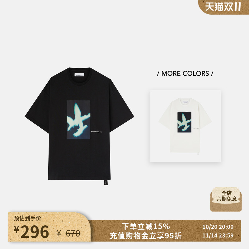 PEACEMAKEROAMC®印花短袖T恤