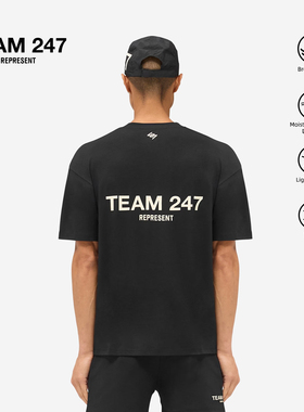 【潮流运动】REPRESENT 247机能支线 26SS Team系列超大号短袖T恤