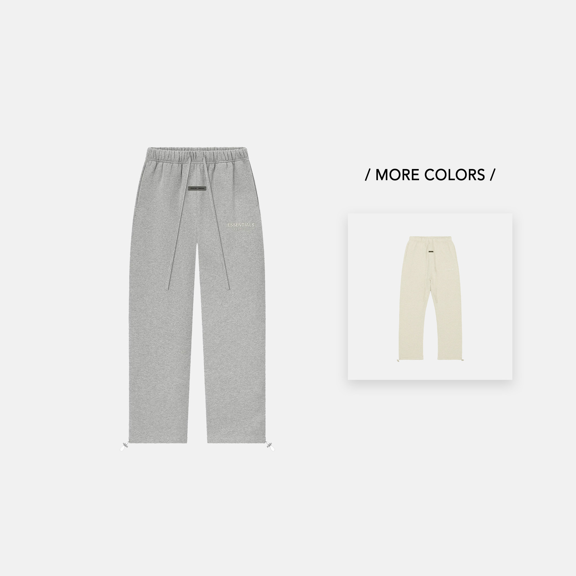 Essentials25SS印花直筒休闲裤