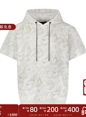 MOSTLY HEARD RARELY SEEN MHRS 连帽印花潮流短袖T恤男女同款