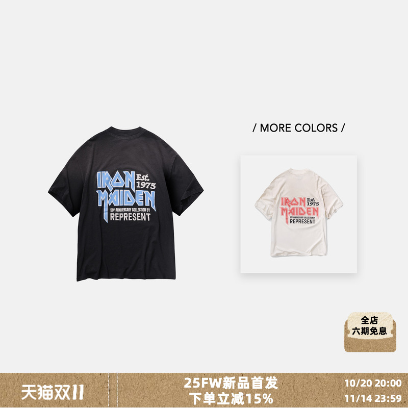 REPRESENT25FW铁娘子短袖T恤
