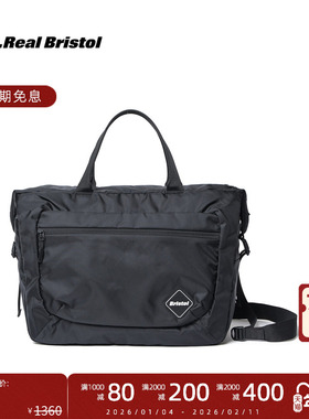 F.C.Real Bristol 25FW 都市机能日常通勤简约多用黑色托特包