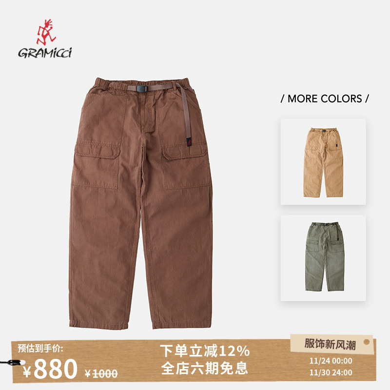 GRAMICCI25FW帆布休闲工装裤