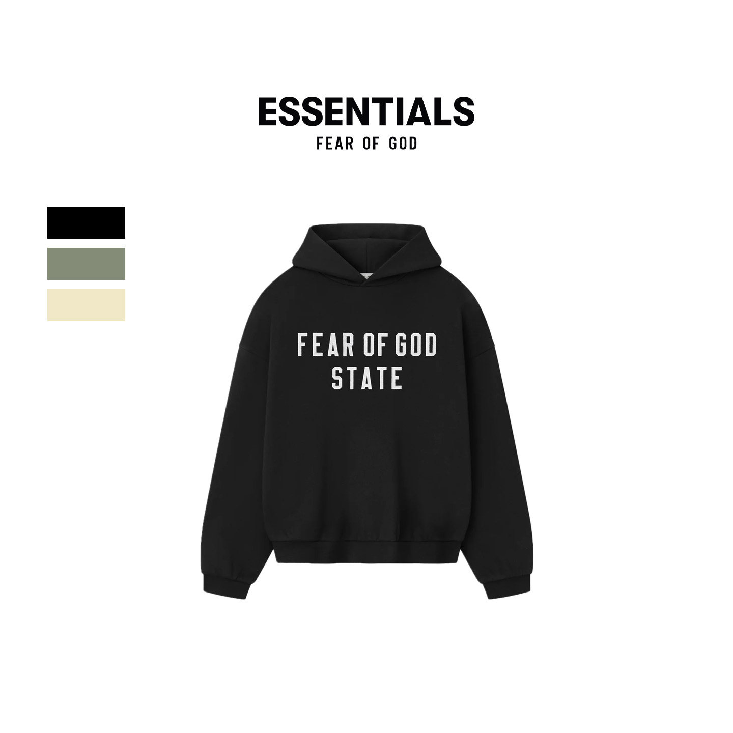Fear Of God Essentials 26SS  LOGO字母印花连帽卫衣男女同款